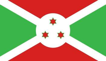 Burundi vlag icoon in vlak stijl. nationaal teken vector illustratie. politiek bedrijf concept.