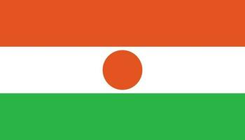 Niger vlag icoon in vlak stijl. nationaal teken vector illustratie. politiek bedrijf concept.