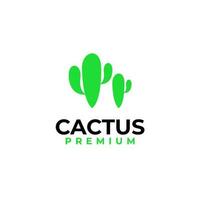 ronde cactus met bloem logo ontwerp concept vector illustratie symbool icoon