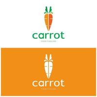 wortel illustratie creatief ontwerp wortel agrarisch Product logo icoon, wortel verwerken, boeren markt, vector