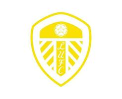 Leeds Verenigde club logo geel symbool premier liga Amerikaans voetbal abstract ontwerp vector illustratie