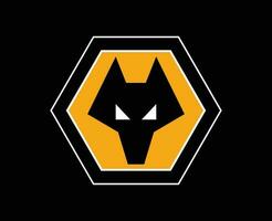 Wolverhampton zwervers club logo symbool premier liga Amerikaans voetbal abstract ontwerp vector illustratie met zwart achtergrond