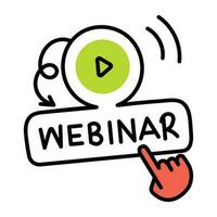 modieus video webinar vector