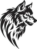 wolf vector tatoeëren ontwerp illustratie