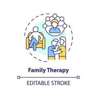 familie Gezondheid geschiedenis en chronisch ziekten lus infographic sjabloon. gegevens visualisatie met 4 stappen. bewerkbare tijdlijn info grafiek. workflow lay-out met lijn pictogrammen vector