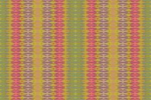 etnisch zigzag patroon in retro kleuren, aztec stijl naadloos vector achtergrond