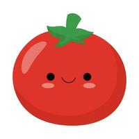 schattige tomaten vector