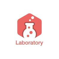 laboratorium logo icoon vector