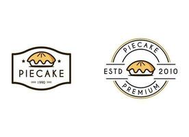 taart taart logo voor bakkerij, brood, ang taart winkel ontwerp vector. vector