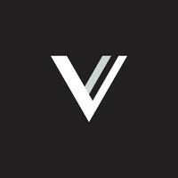 eerste v minimaal brief logo sjabloon ontwerp met modern en luxe meetkundig vorm.logo voor bedrijf, merk, bedrijfsbusiness kaart of identiteit en mode. vector
