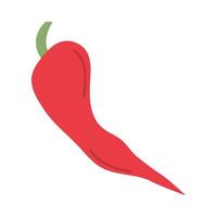 chili groente pictogram vector ontwerp