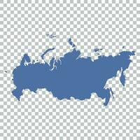 hoog gedetailleerd vector kaart - Rusland