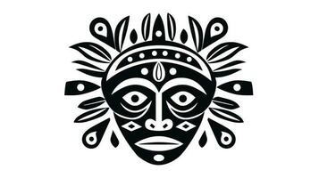 boeiend Indisch oorlog masker verkennen de rijk erfgoed en ingewikkeld ontwerpen van deze iconisch strijd artefact vector