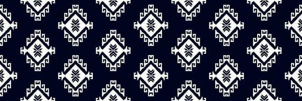 ikat naadloos patroon tribal kunst borduurwerk, ikat streep digitaal textiel Aziatisch ontwerp voor prints kleding stof Saree mughal zwaden structuur kurti kurtis kurta's, motief batik vector