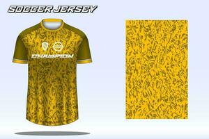 voetbal Jersey sport t-shirt ontwerp mockup voor Amerikaans voetbal club vector