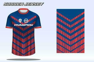 voetbal Jersey sport t-shirt ontwerp mockup voor Amerikaans voetbal club vector