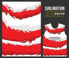 vector Jersey sport- ontwerp voor racing wielersport Amerikaans voetbal gaming motorcross