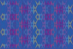 etnisch zigzag patroon in retro kleuren, aztec stijl naadloos vector achtergrond