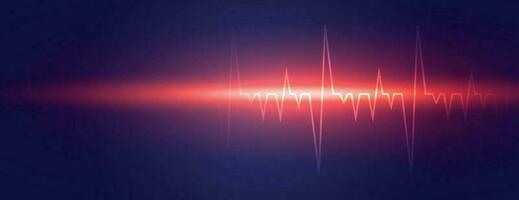 abstract hart beats cardiogram, vector illustratie