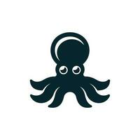 Octopus modern logo, gemakkelijk Octopus vector logo ontwerp sjabloon