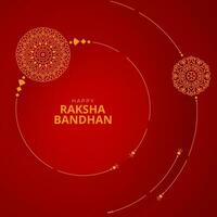 gelukkig raksha bandhan groet achtergrond ontwerp illustratie vector