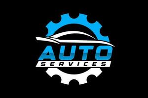 auto garage premium concept logo ontwerp vector