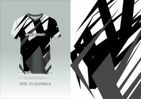 jersey ontwerp sublimatie t-shirt premium geometrisch patroon ongelooflijke vector collectie voor voetbal voetbal racen fietsen gaming motorcross sport