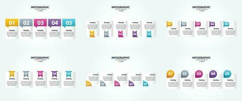 vector illustratie infographics vlak ontwerp reeks voor reclame brochure folder en tijdschrift