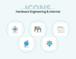hardware bouwkunde en internet vlak icoon pak 5 icoon ontwerp. spoorweg. metro. operatie. structuur. infrastructuur vector