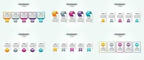 vector illustratie infographics vlak ontwerp reeks voor reclame brochure folder en tijdschrift