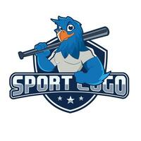 sport adelaar mascotte logo vector