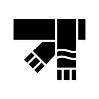 sjaal icoon vector symbool ontwerp illustratie
