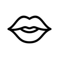 glanzend lippen icoon vector symbool ontwerp illustratie
