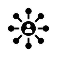 netwerk beheer icoon vector symbool ontwerp illustratie