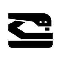 gat puncher icoon vector symbool ontwerp illustratie