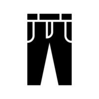 broek icoon vector symbool ontwerp illustratie