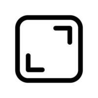 aspect verhouding icoon vector symbool ontwerp illustratie