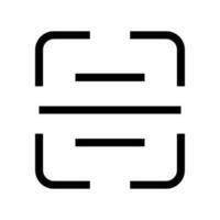 scannen icoon vector symbool ontwerp illustratie