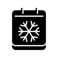 winter seizoen icoon vector symbool ontwerp illustratie