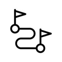 route icoon vector symbool ontwerp illustratie