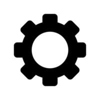 instellingen icoon vector symbool ontwerp illustratie