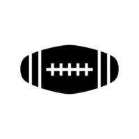 rugby icoon vector symbool ontwerp illustratie