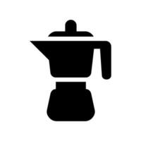 koffie pot icoon vector symbool ontwerp illustratie