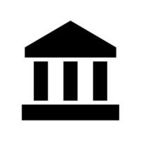 bank icoon vector symbool ontwerp illustratie