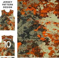 abstract schilderij kunst concept vector Jersey patroon sjabloon voor het drukken of sublimatie sport- uniformen Amerikaans voetbal volleybal basketbal e-sport wielersport en visvangst vrij vector.