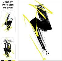 abstract inkt kunst concept vector Jersey patroon sjabloon voor het drukken of sublimatie sport- uniformen Amerikaans voetbal volleybal basketbal e-sport wielersport en visvangst vrij vector.