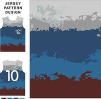 abstract schilderij concept vector Jersey patroon sjabloon voor het drukken of sublimatie sport- uniformen Amerikaans voetbal volleybal basketbal e-sport wielersport en visvangst vrij vector.