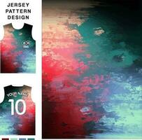 abstract grunge kunst concept vector Jersey patroon sjabloon voor het drukken of sublimatie sport- uniformen Amerikaans voetbal volleybal basketbal e-sport wielersport en visvangst vrij vector.