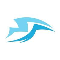 water Golf logo, oceaan Golf gemakkelijk ontwerp, vector symbool illustratie sjabloon