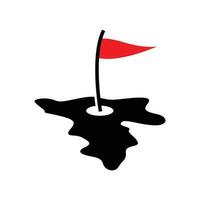 golf logo, vector golf stok bal en golf club, buitenshuis sport- spel, discipline ontwerp, icoon sjabloon